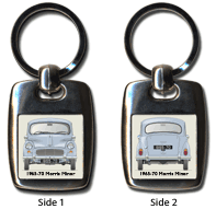 Morris Minor 2dr Saloon 1965-70 Keyring 5